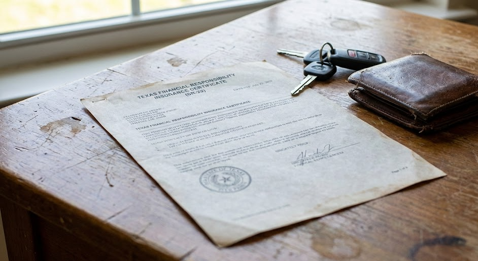 Texas Insurance Financial Responsibility Documents for Lexus Owners